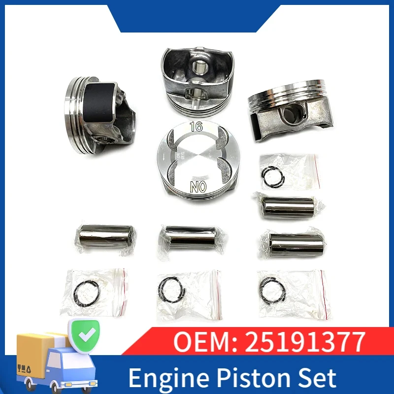 

Комплект зажима поршневого кольца двигателя STD OE 25191377 Для Buick Chevrolet Cruze 1.6 LDE Epica Opel 4- шт. автомобильные аксессуары