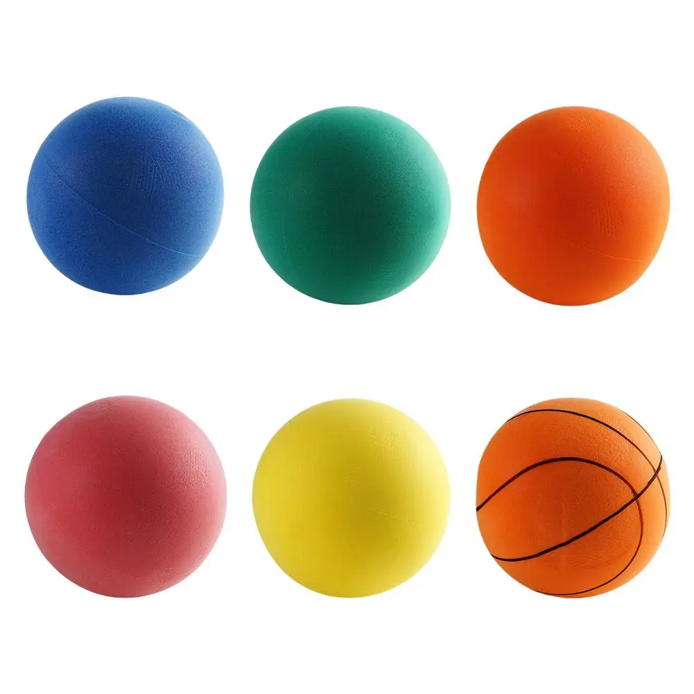 Bouncing Mute Silent Basketball para crianças, Squeezable Indoor e Outdoor Training, Silent Ball Foam Football