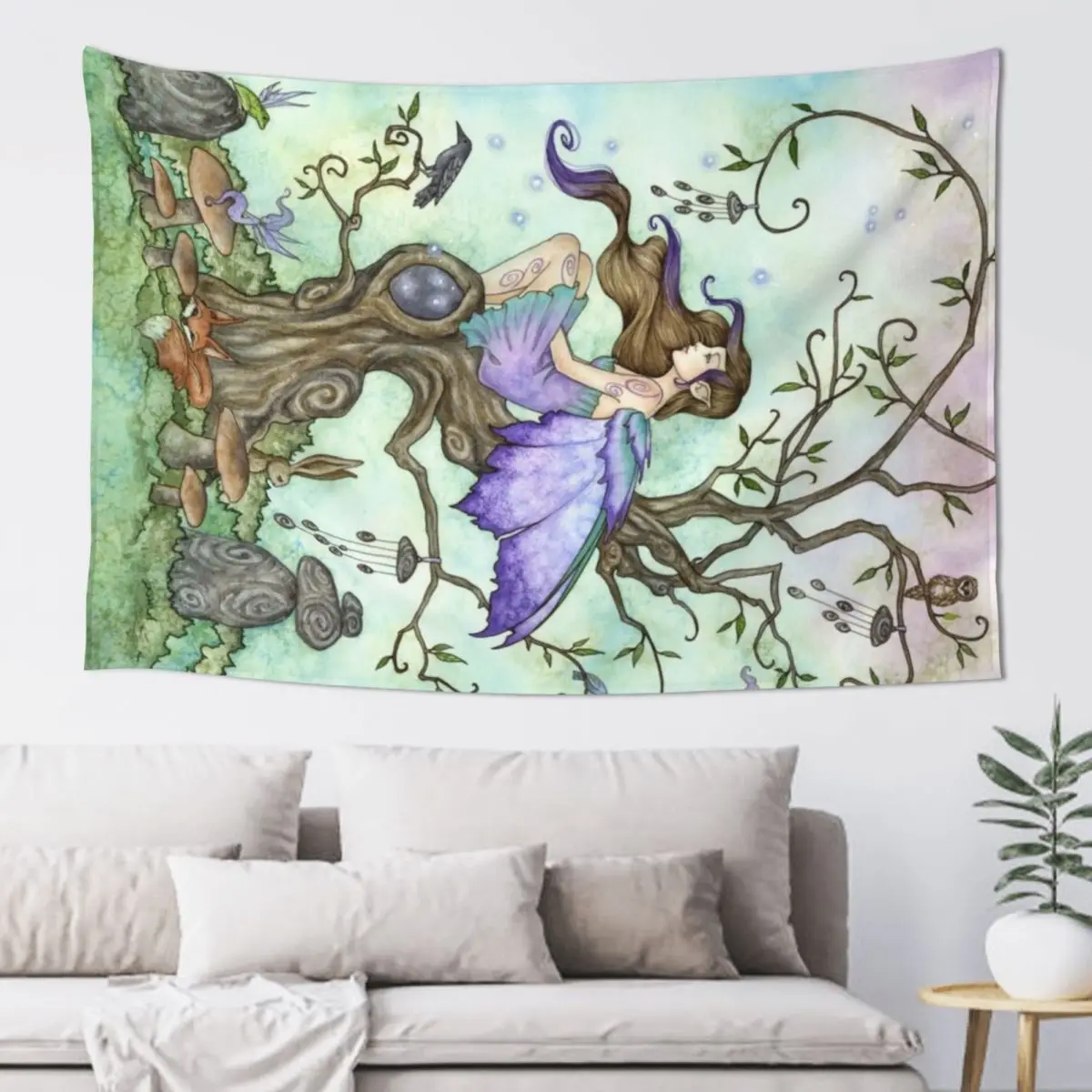 Wind Chimes Tapestry Wall Decoration Items Carpet On The Wall Tapestry