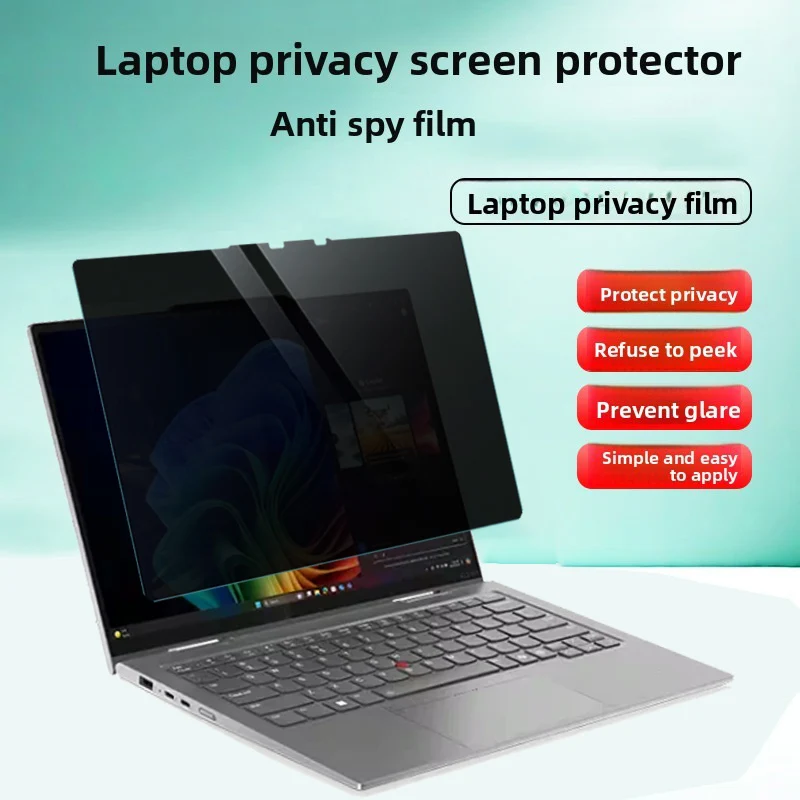 for ThinkPad X14  X9-15p Gen 1 2026 Sticky privacy X1 Carbon Gen14 anti-peeping screen protective film for notebook computer
