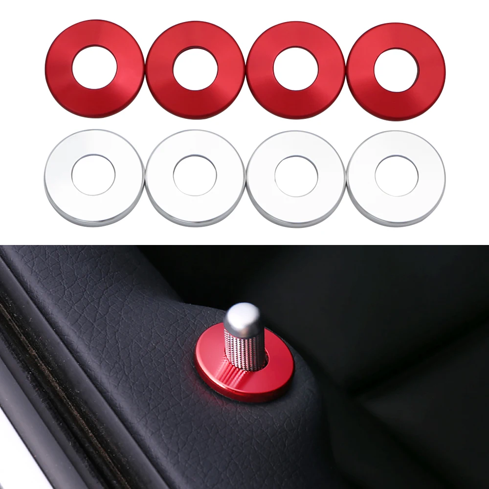Car Door Bolt Lock Pin Modified Cover for Mercedes Benz C W205 C63 Glc X253 Coupe C292 Amg E W213 Class Accessories
