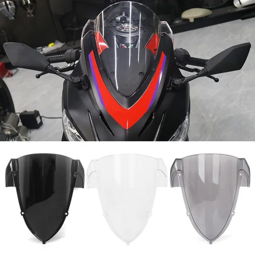 Motorrad Zubehör Acryl Frontscheibe Windschutz Abdeckungen Kit Für Aprilia RS457 rs457 RS457 2024 2025