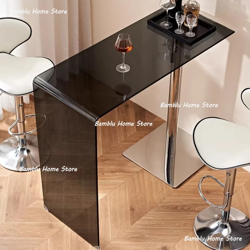 

Milk Tea Shop Bar Table Save Space Small-sized Apartment Bar Table Fashionable Simple Family Furniture Esstisch YS40CC