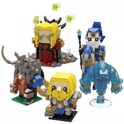 MOC Anime Figures Building Block Games Character Action Figure Set Collection Bricks Model Creative Set Toy Xmas Gift