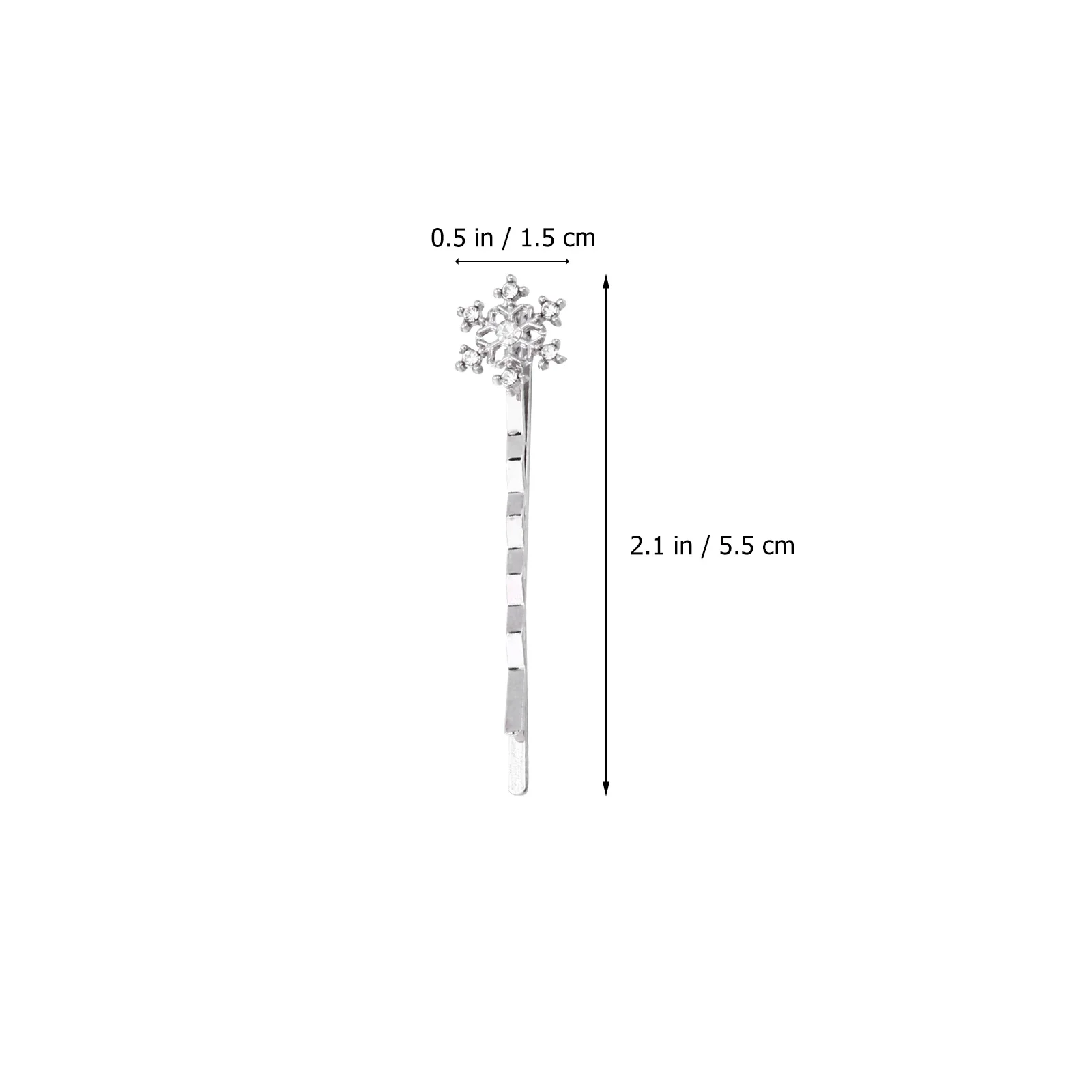

12 Pcs Holiday Snowflake Hair Clip Set Wedding Accessories Cute Pin Flakes Clips