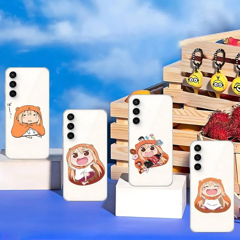 

Umaru-chan Phone Case For Samsung Galaxy Transparent Cover A52 A12 A51 S21 Edge S22ULTRA S23 S24 S20LITE Plus Ultra