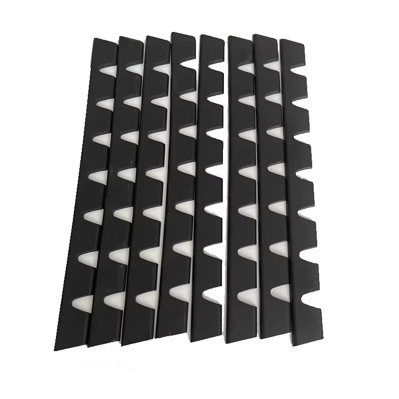 8pcs DIY Anti-Scratch Kit Scrape Protector Black Chassis Anti-Scratch Car Bumper Guard Universal Decorative Strip
