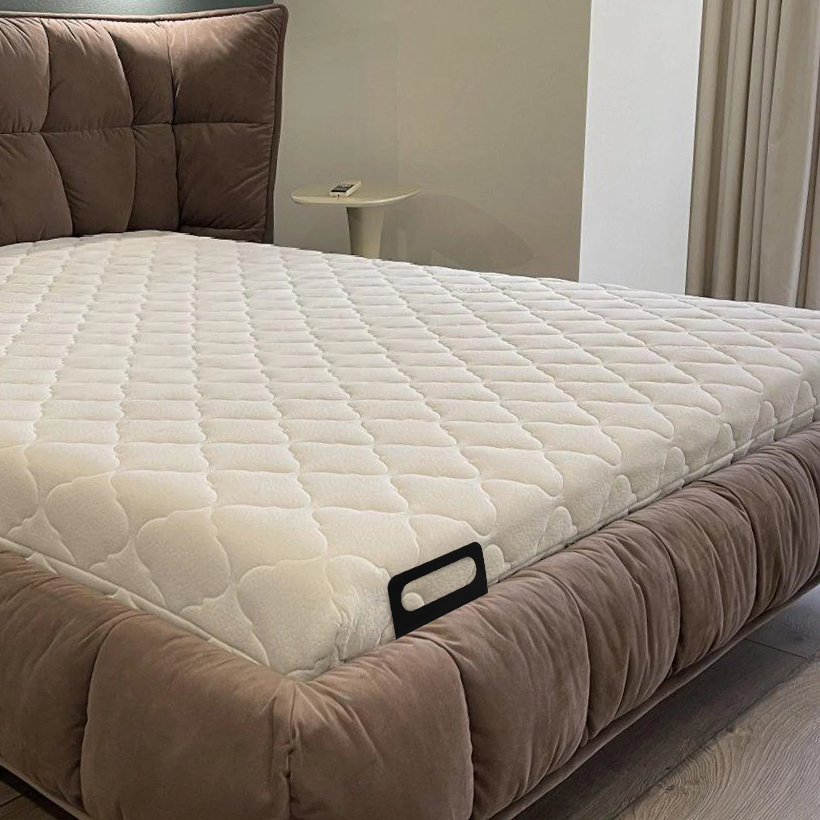 

2pcs Mattress Retainer Bed Slide Stopper No Drilling Cushion Holder Durable Under Sofa Floor for Mattress