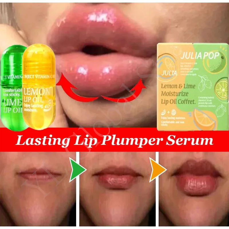 

Lasting Lip Plumper Serum Increase Lips Elasticity Instant Volumising Oils Reduce Fine Lines Moisturizing Nourish Sexy Lip Care