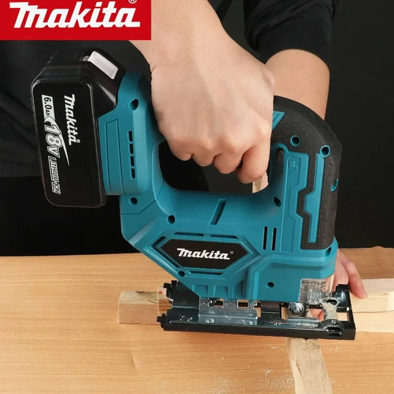 Makita DJV182Z 18V 340W Brushless Cordless Jigsaw Electric Jig with Saw Blade Barrel Handle - 18V Battery Not Included