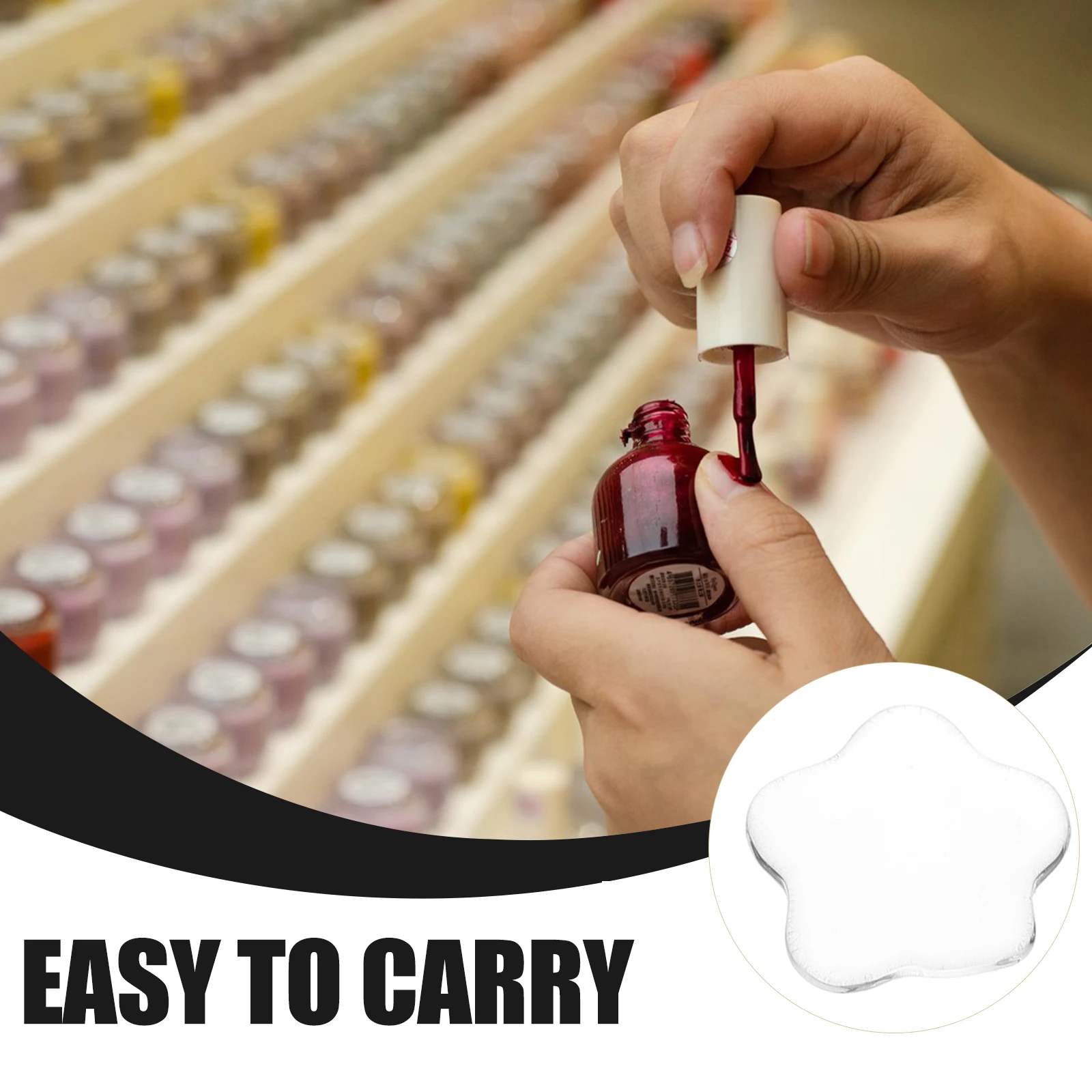 

20Pcs Durable Glass Nail Display Beads Ideal for Salon Use and Personal DIY Projects Beads Glass Bead Star Loose Bead