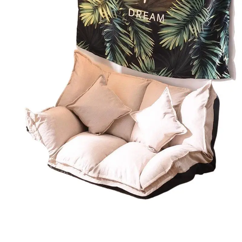 

Lazy sofa can lie down and sleep single futon sleeping on the ground tatami bed foldable balcony bedroom small sofa