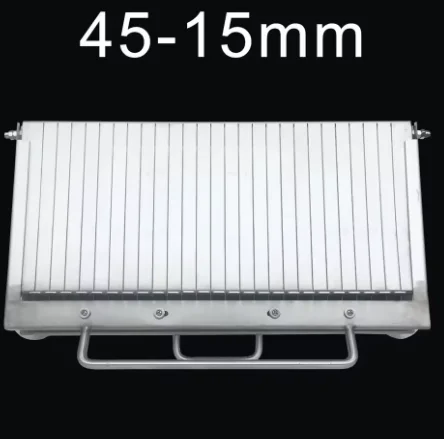

10 slicers (45–15mm), shipped to the USA by air: 59 × 10 + 900 = 1,490 USD.