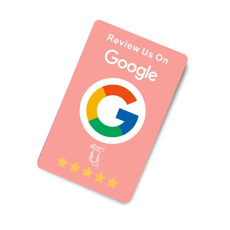 

Multi-colors NFC-Enabled Google Reviews Cards Boost Your Business