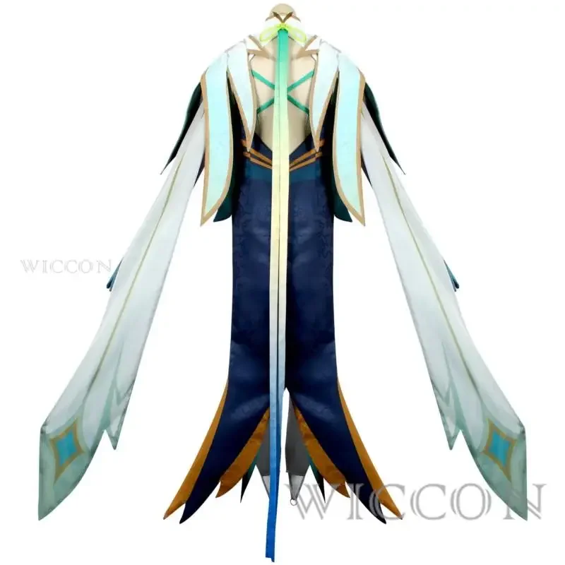 Genshin impact cosplay Xianyun costume cosplay cloud recliner dress anime game wig costume di Halloween in stile cinese per le donne