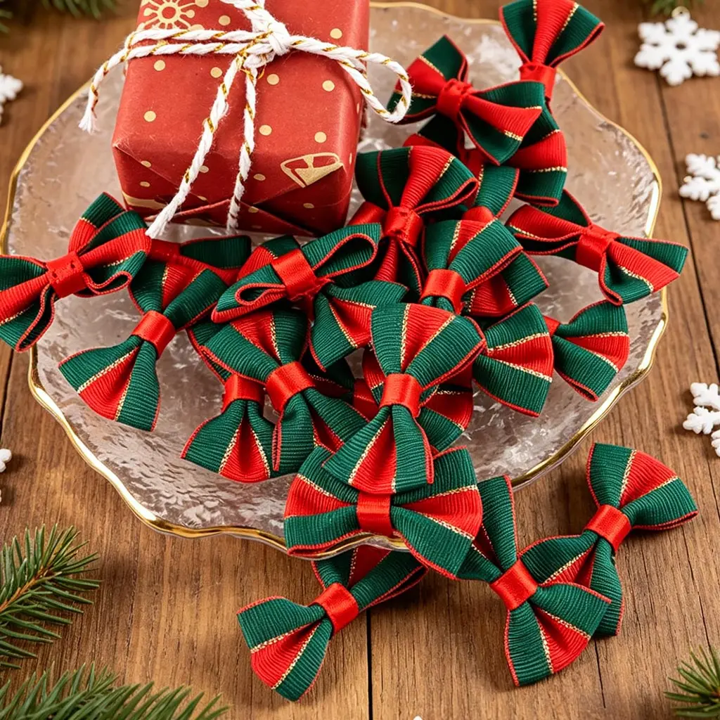 (30 pcs/pack) 2.2x3.8cm Grosgrain Ribbon Bow Korean Hair Decorations Gift wrapper Handmade DIY Originality