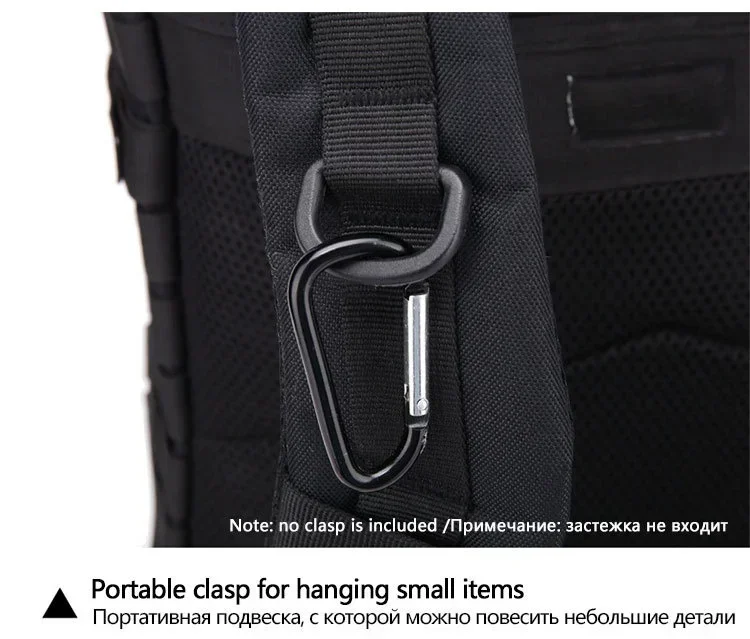 45L Herren Taktischer Rucksack Reisetasche Outdoor 3p Pack für Trekking Jagdtasche Campingausrüstung – Detail 16