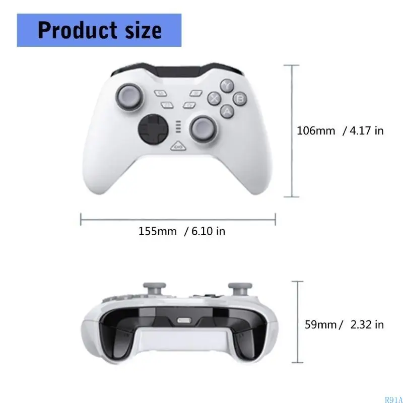 

R91A Joysticks Wireless Controller with Receiver Gamepad Portable