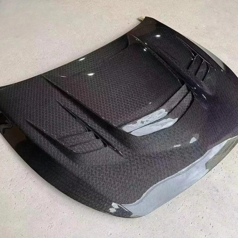 Demon Style Carbon Fiber Hood Honeycomb