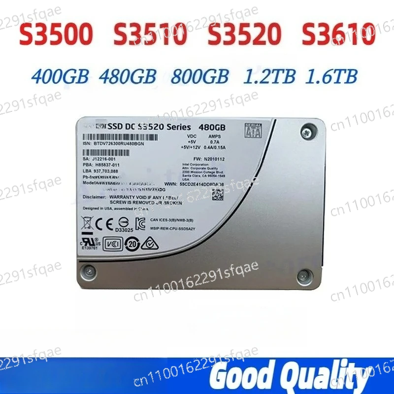 

Оригинальный SSD Intel ML C DC 2,5\" SATA S3510 S3610 120ГБ 480ГБ 800ГБ 1.2ТБ 1.6ТБ для серверов корпоративного класса