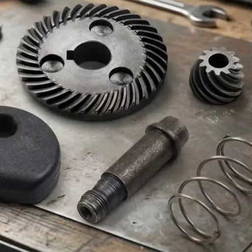Replacement  Bevel Gear Kit Compatible For 9553 Grinder Models 227471-8 227506-5 Self-Locking Pin Assembly