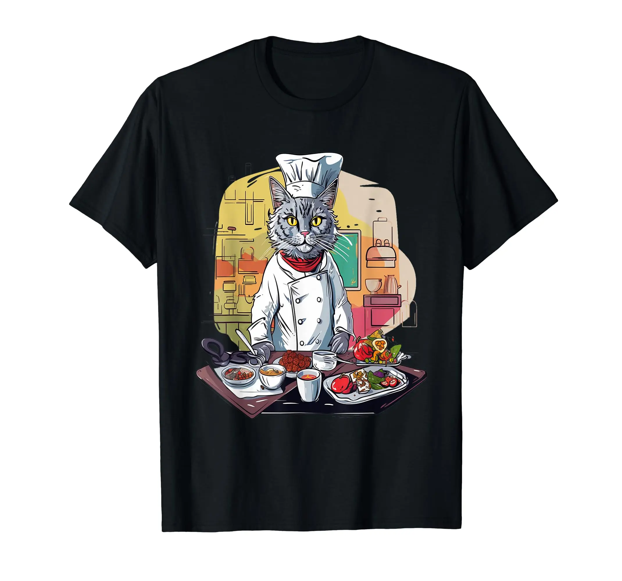 

Cat Graphic With A Cute Kitty Animal Face For Pet Lovers T-Shirt