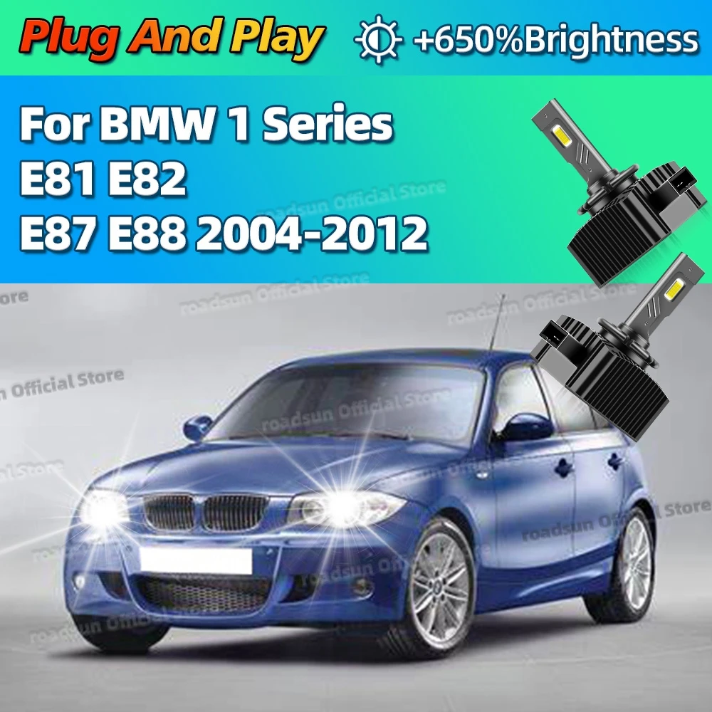 

Светодиодные лампы CANBUS 110 Вт 1:1 HID, замена для BMW 1 серии E81 E82 E87 E88 2004-2012 2006 20072008 2009 2010 2011