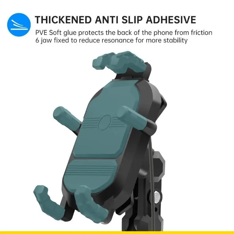 SZCH Shockproof Handlebar Mount Waterproof 360° Rotation Abs Motorcycle Phone Holder