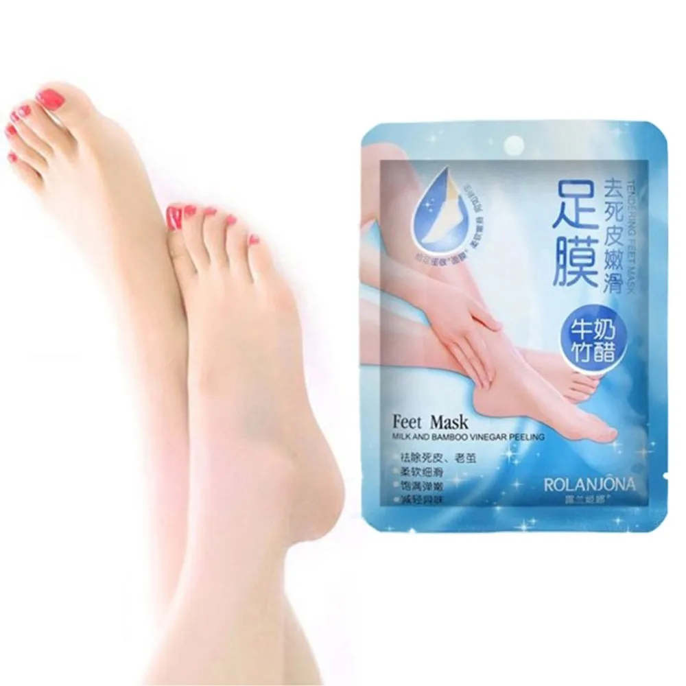 1 Pair/bag Exfoliating Foot Mask Feet Cream for Dead Skin Removal Foot Care Tool Removing Dead Skin Foot Peeling Whitening Foot