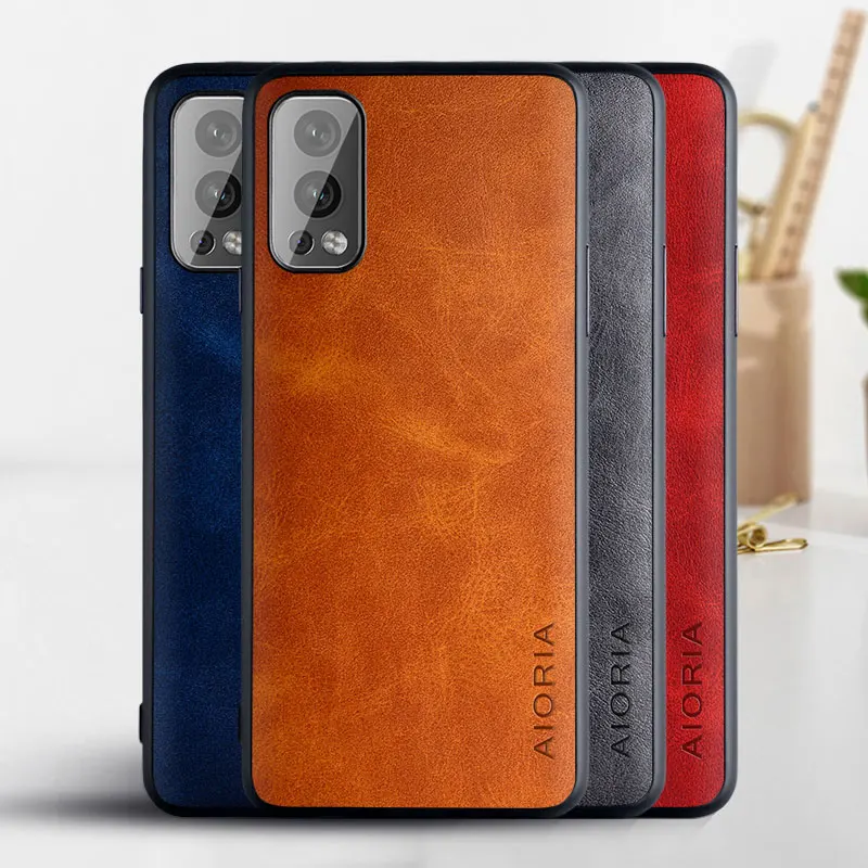 phone Case for Oneplus Nord 2 5G coque Luxury Vintage leather Skin covers for oneplus nord 2 5g case funda capa
