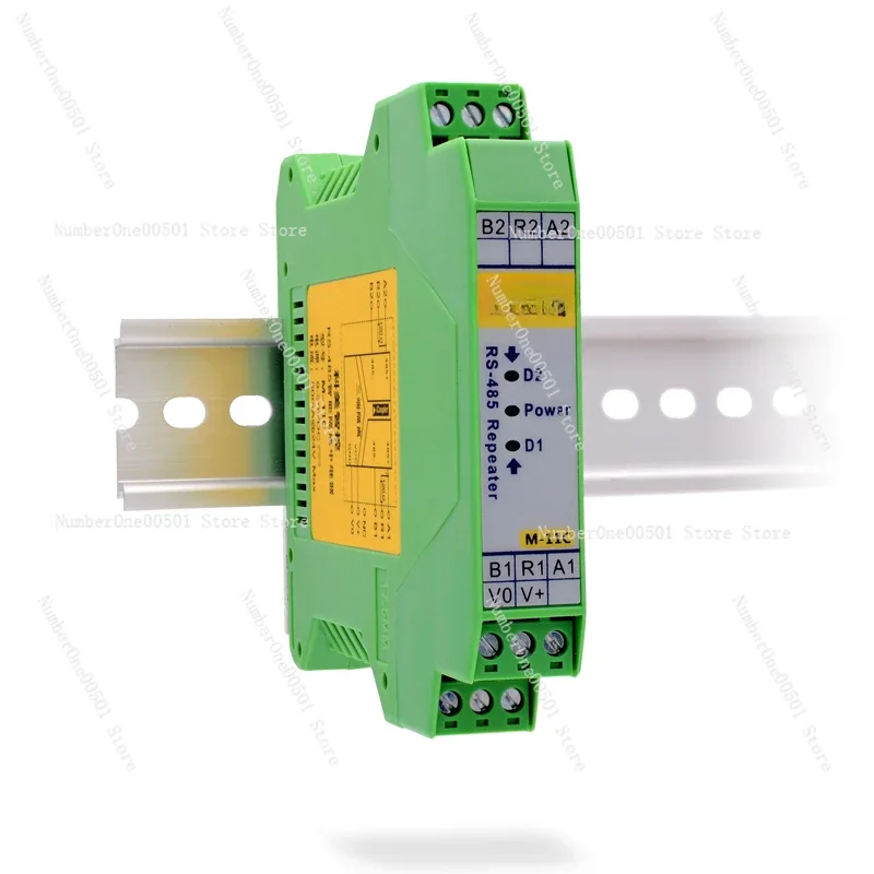 RS485 Repeater, Intelligent Isolator Module, Hub Isolation Gate Amplifier DIN Rail M-11C