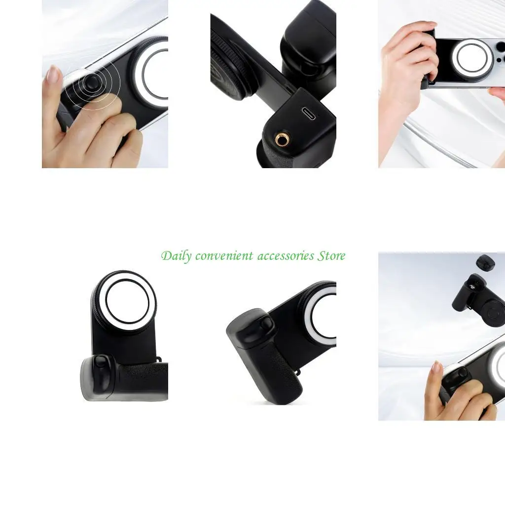

97QB Магнитная ручка для камеры Bluetooth-совместимый кронштейн Ручка для телефона Держатель для фотографий Ручка для телефона с