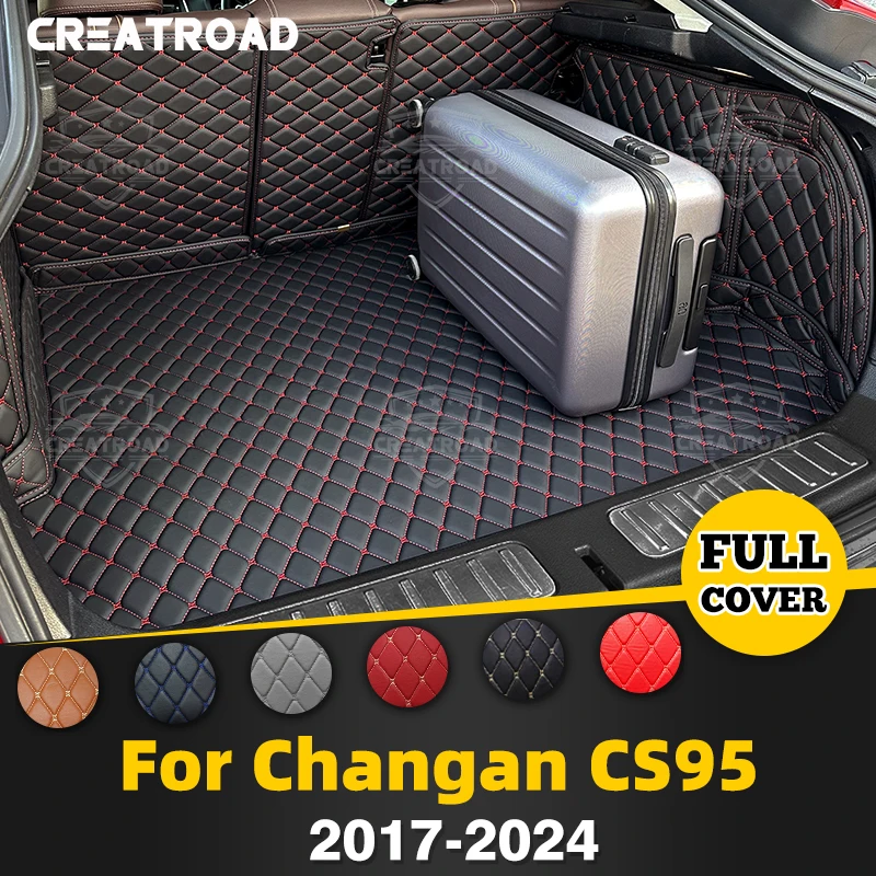 

CREATROAD For CHANGAN CS95 7-seat 2017-2024 Auto Full Coverage Trunk Mat Car Protective Pad Cargo Liner Interior Accessories