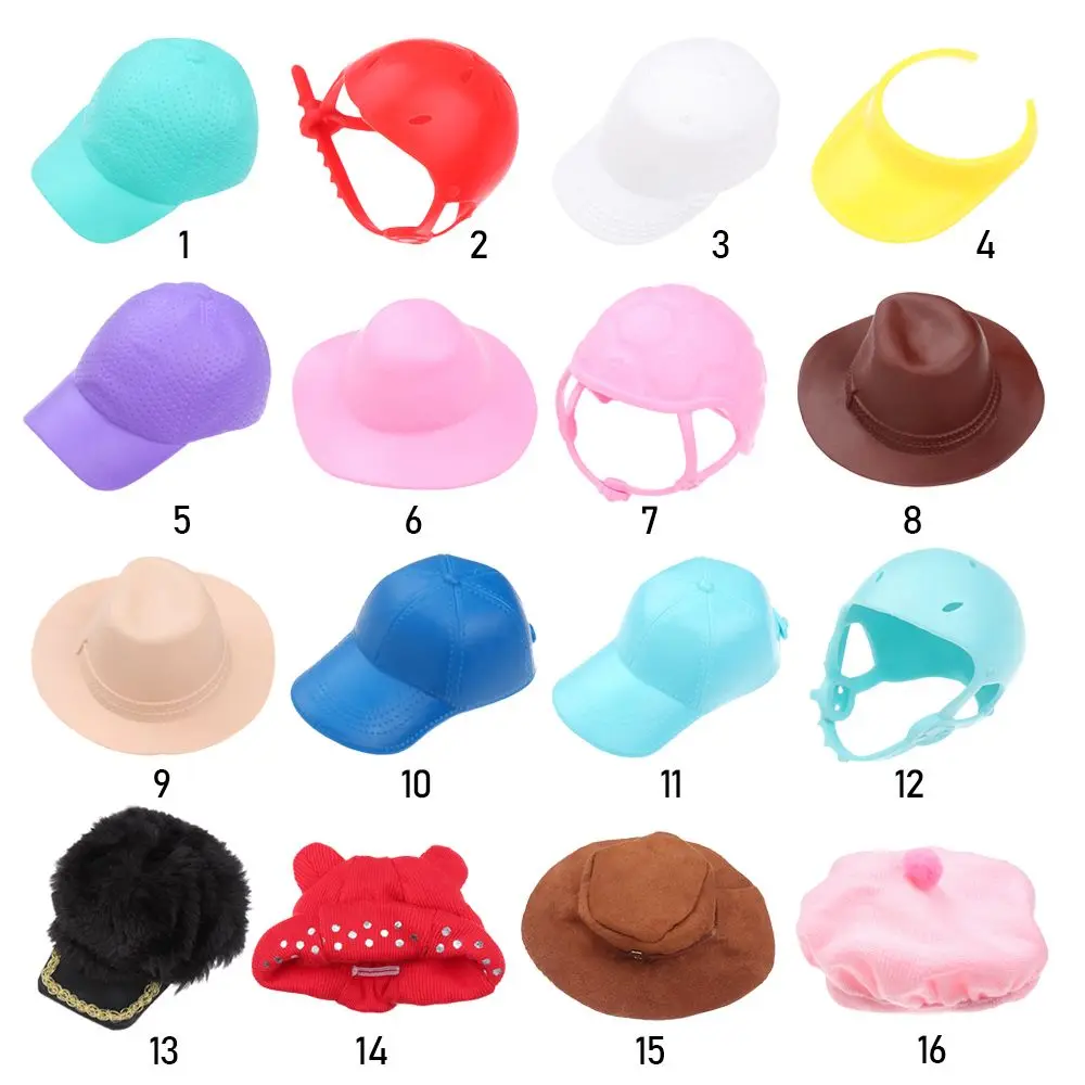 Casquettes de baseball pour enfants, chapeau beurre, casquettes d'équitation, chapeaux de cowboy Suny, accessoires de poupées, cadeau pour enfants, 30cm, 1/6