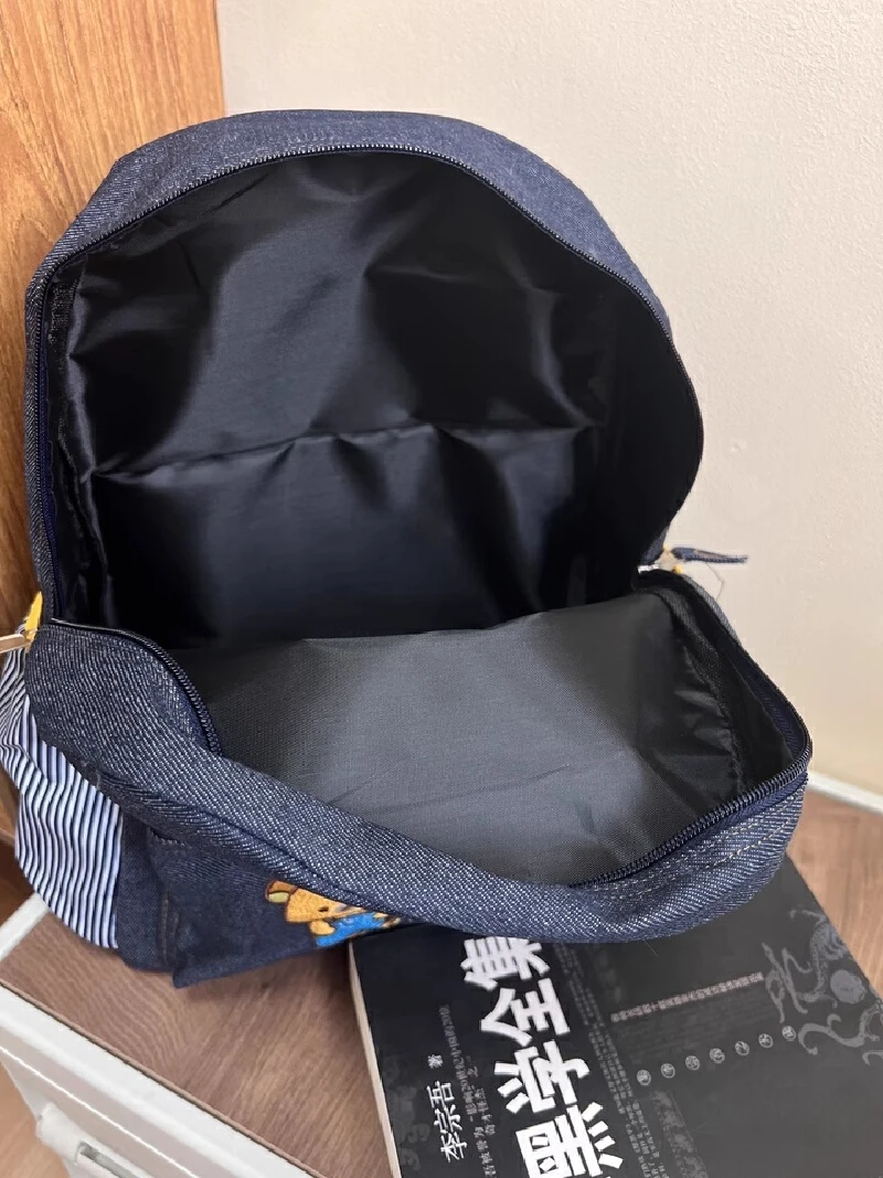 جديد Rilakkuma الدنيم على ظهره للأطفال حقيبة ظهر صغيرة طالب عادية لطيف التنقل حقيبة الأطفال اكسسوارات على ظهره هدية