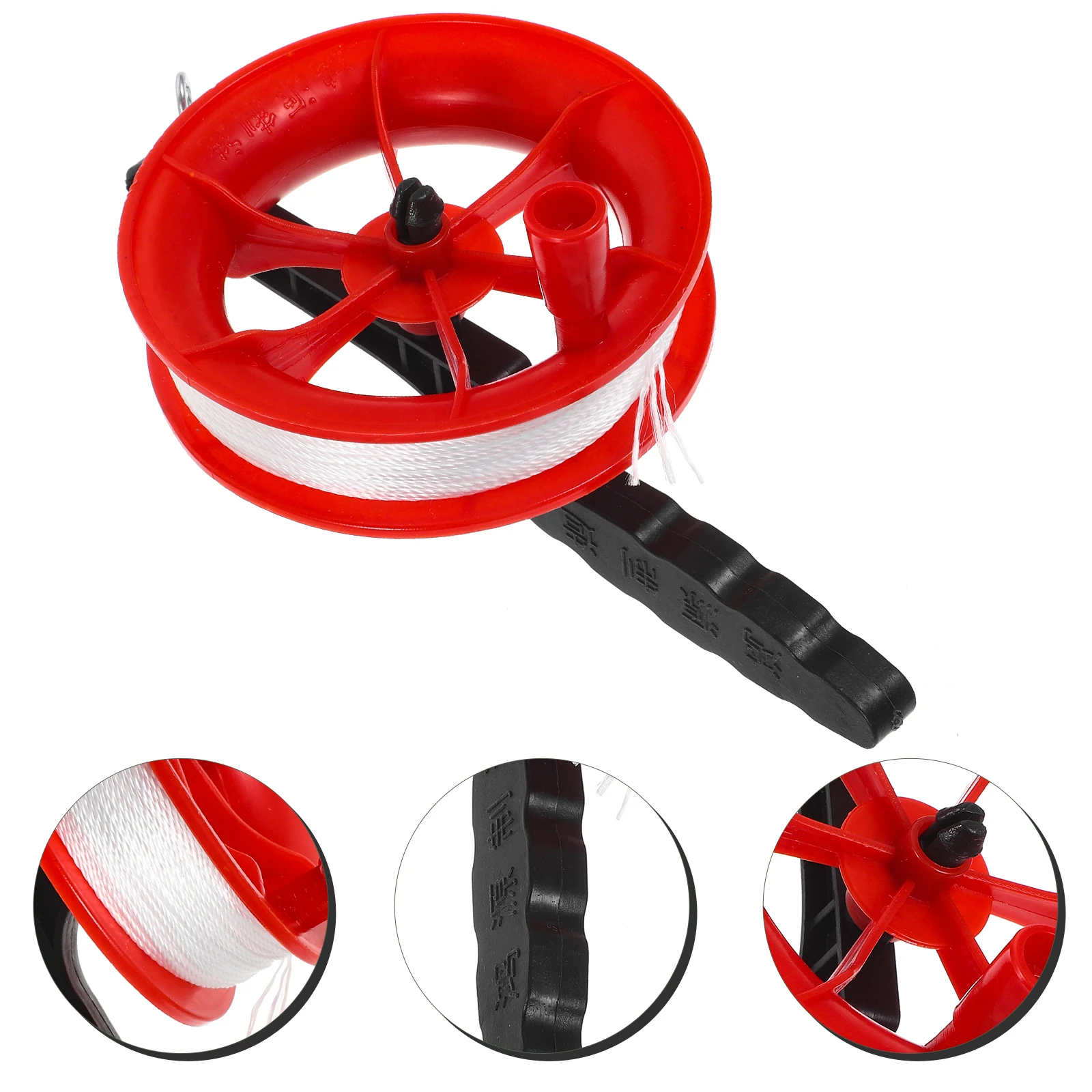 Accesorios de rueda, carrete enrollador para cometa al aire libre, herramienta voladora, carrete, rueda de línea de cuerda, suministros deportivos para niños y adultos, 2 uds.