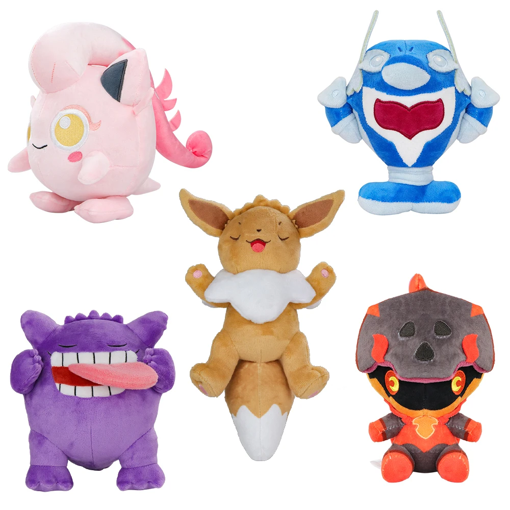 

Pokemon Gengar Scream Tail Plush Toy Eevee Palafin Charcadet New Anime Stuffed Doll High Quality Great Birthday Gift for Kids