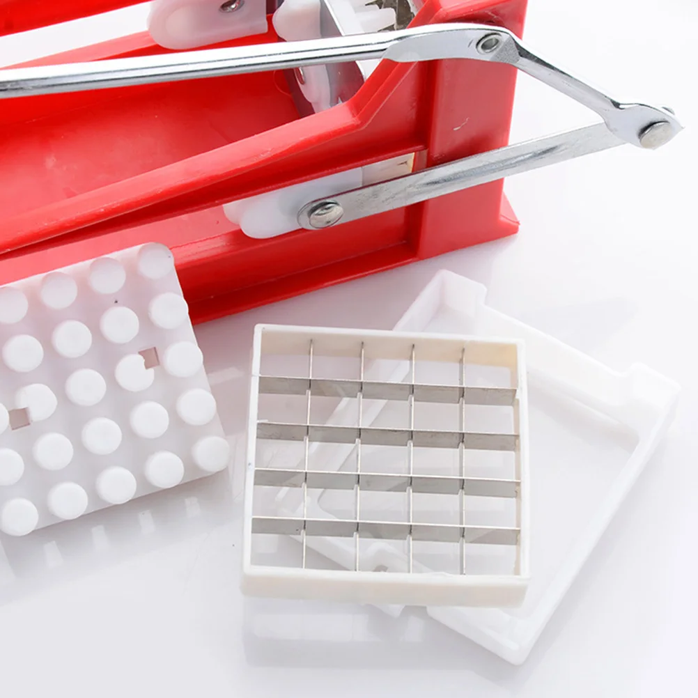 

Potato Slicer Vegetable Cutter Stainless Steel Blades Effortless Slicing Kitchen Tool French Fry Maker Salad Veggie Melon Slice