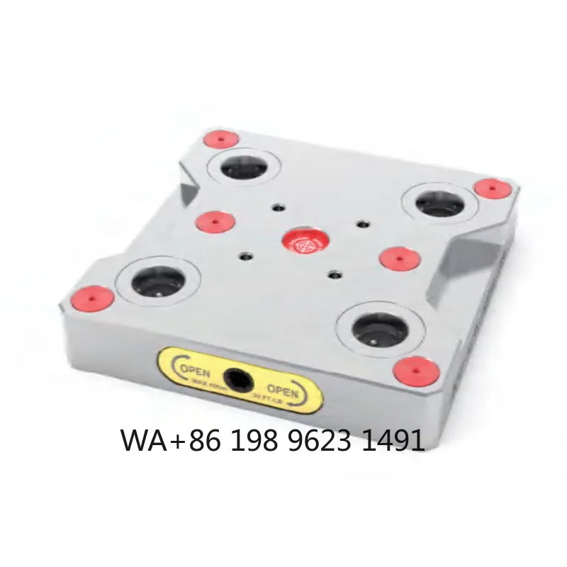 

PM96-160 Manual Zero Point Clamping Vise Self-Centering Design Screw Locking High Rigidity CNC Machining Fixture