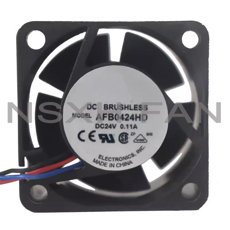 

Original AFB0424HD 24V 0.11A 2.64W 4020 40*40*20mm 2 Wires Server Inverter Blower Cooler Double Ball Cooling Fans