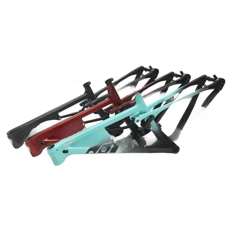Carbon fiber soft tail mountain bike frame 27.5/29 inch XC off-road grade downhill bike frame