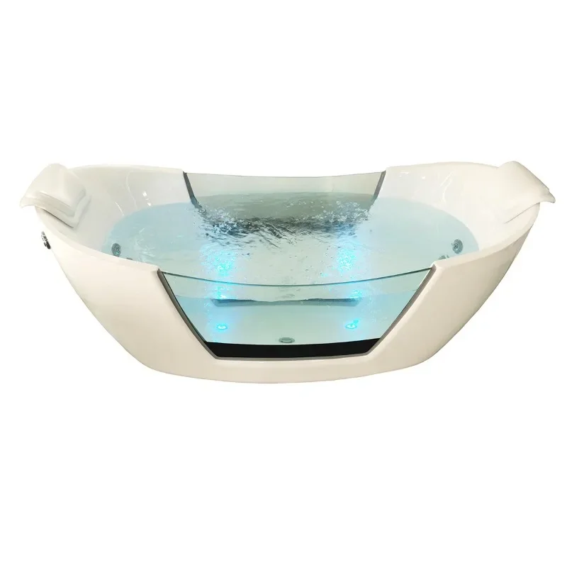 

Simple thin edge freestanding acrylic bathtub modern bathtub Jacuzzi