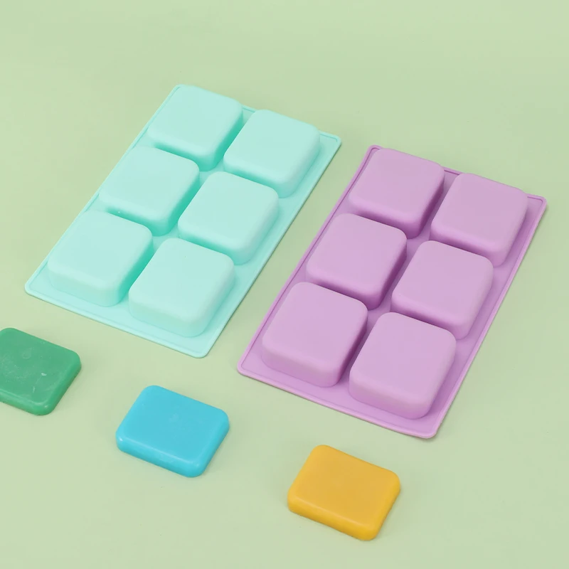 Square Silicone Soap Mold Molds for Polymer Clay Cake Mold Soap Making Supplies Silicone Mold 3d Silicone Molds Candy Bar