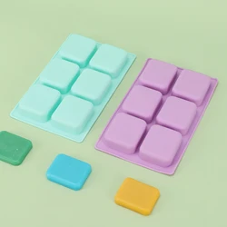 Vierkante Siliconen Zeep Mal Mallen Voor Polymeer Klei Cakevorm Zeep Maken Supplies Silicone Mold 3d Siliconen Mallen Candy Bar