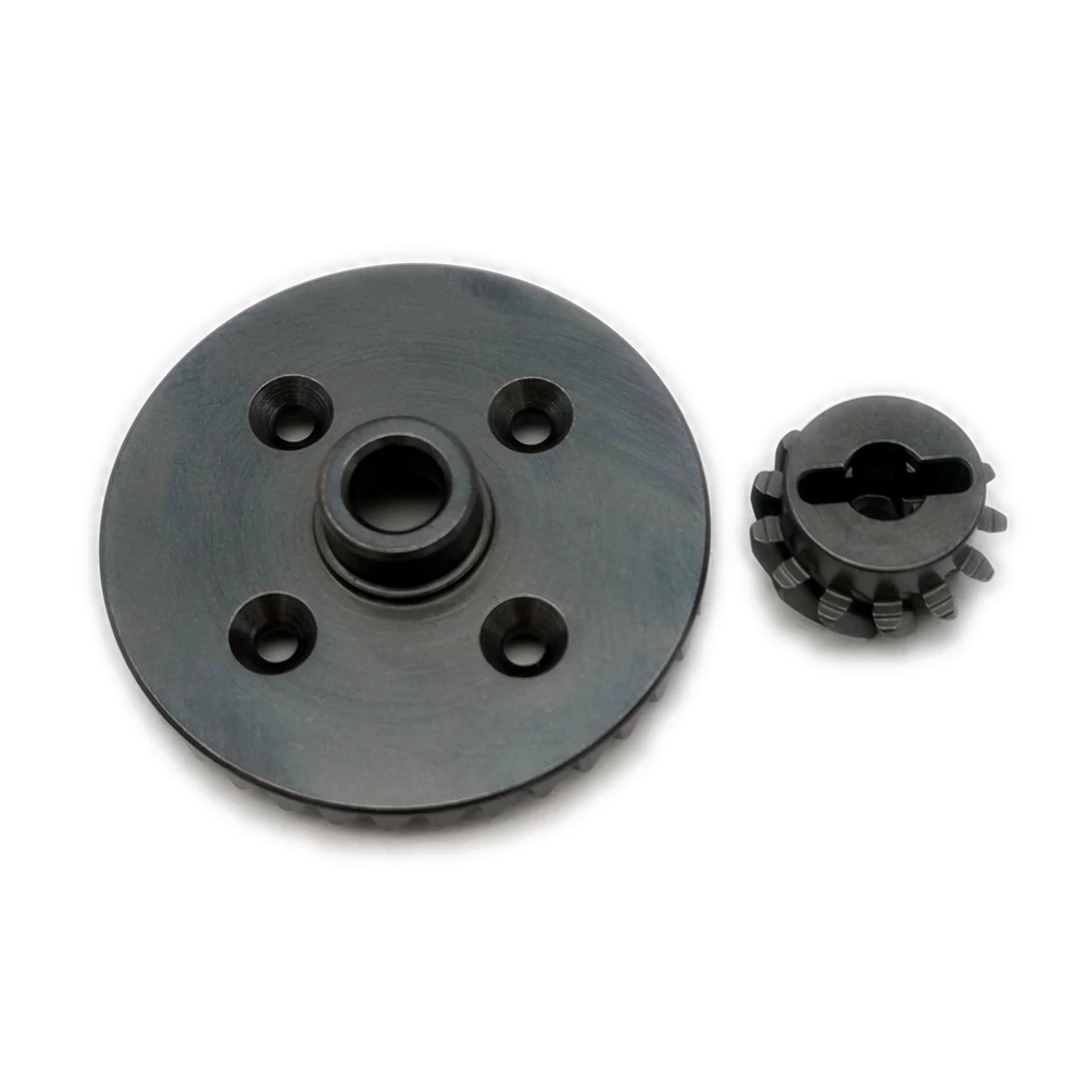 

Hard Chrome Steel Spiral Rear Diff Ring Gear 37T and Pinion Gear 13T for Traxxas 1/10 Maxx 8977