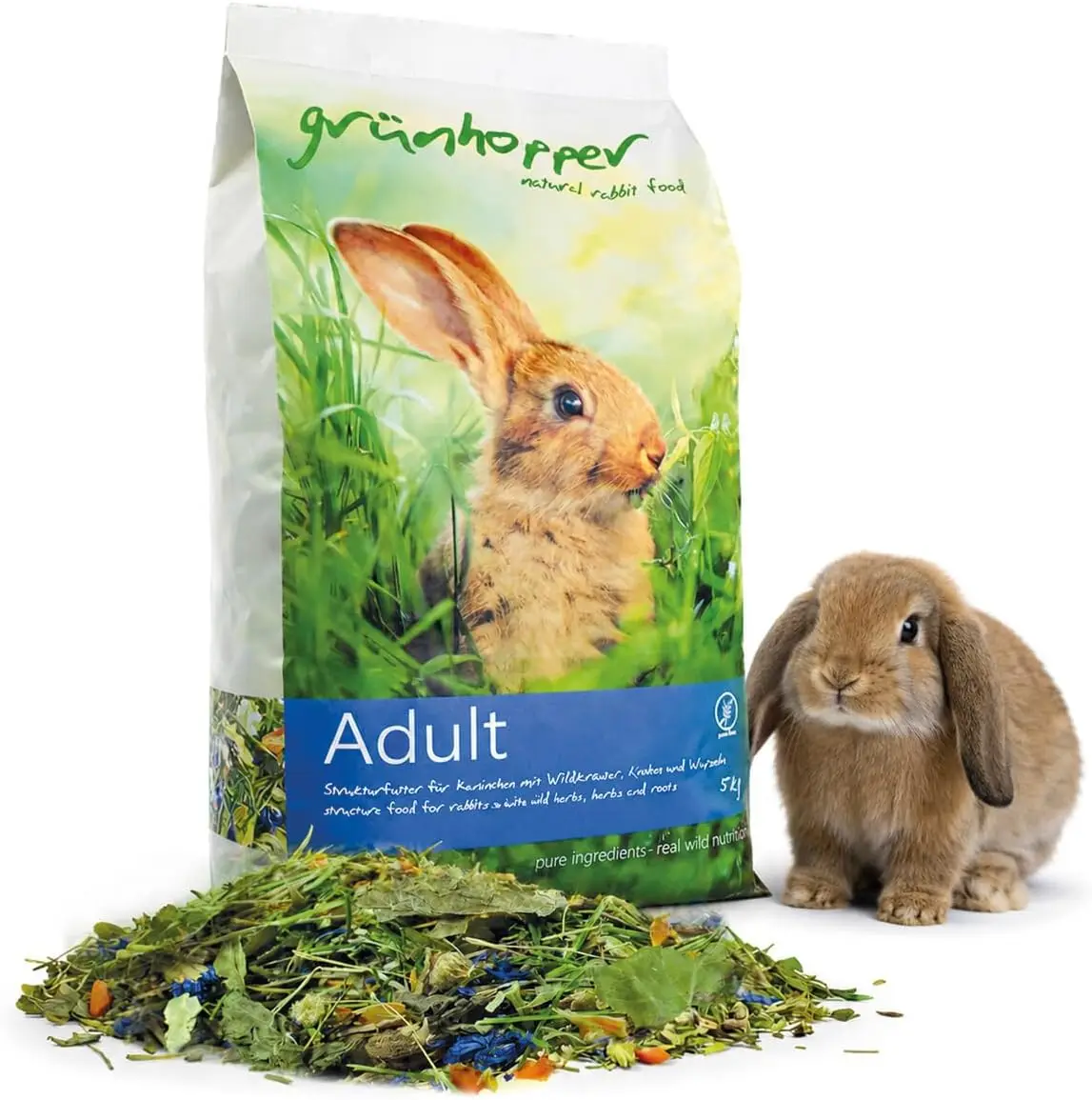rünhopper Adult 5kg Strukturfutter Kaninchenfutter