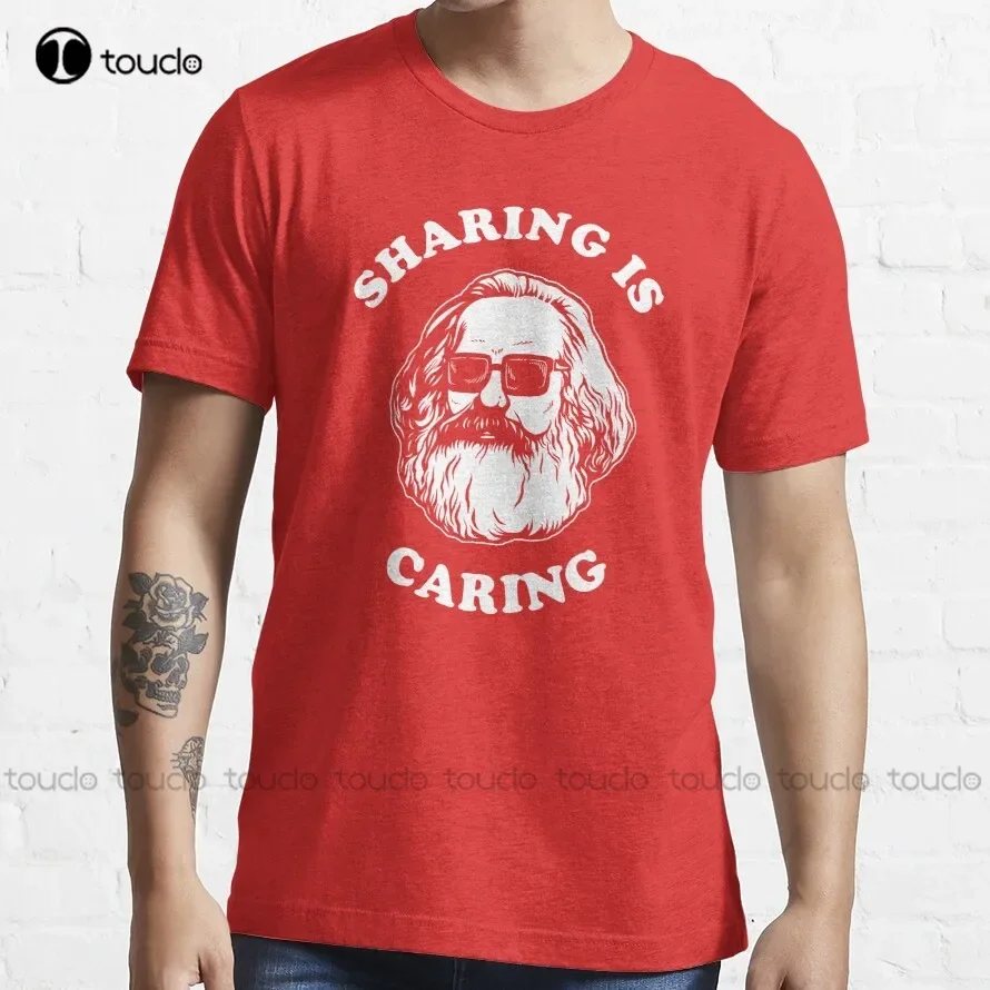 Sharing Is Caring Communist Memes Socialist T-Shirt Men T Shirts Custom Aldult Teen Unisex Digital Printing Tee Shirt Xs-5Xl New