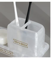Pearly Transparent Bathroom Accessories Set 14