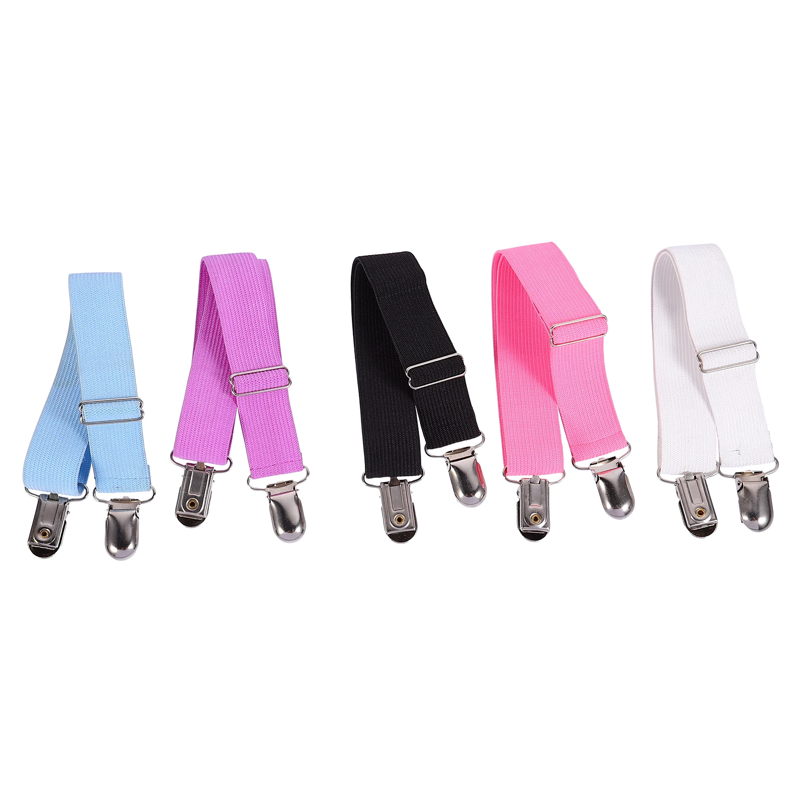 

5 Pcs Bed Sheet Holder Clips Black1 Purple2 White1 Premium Material Non Damaging Easy Use Quilt Mattress Pad Secure