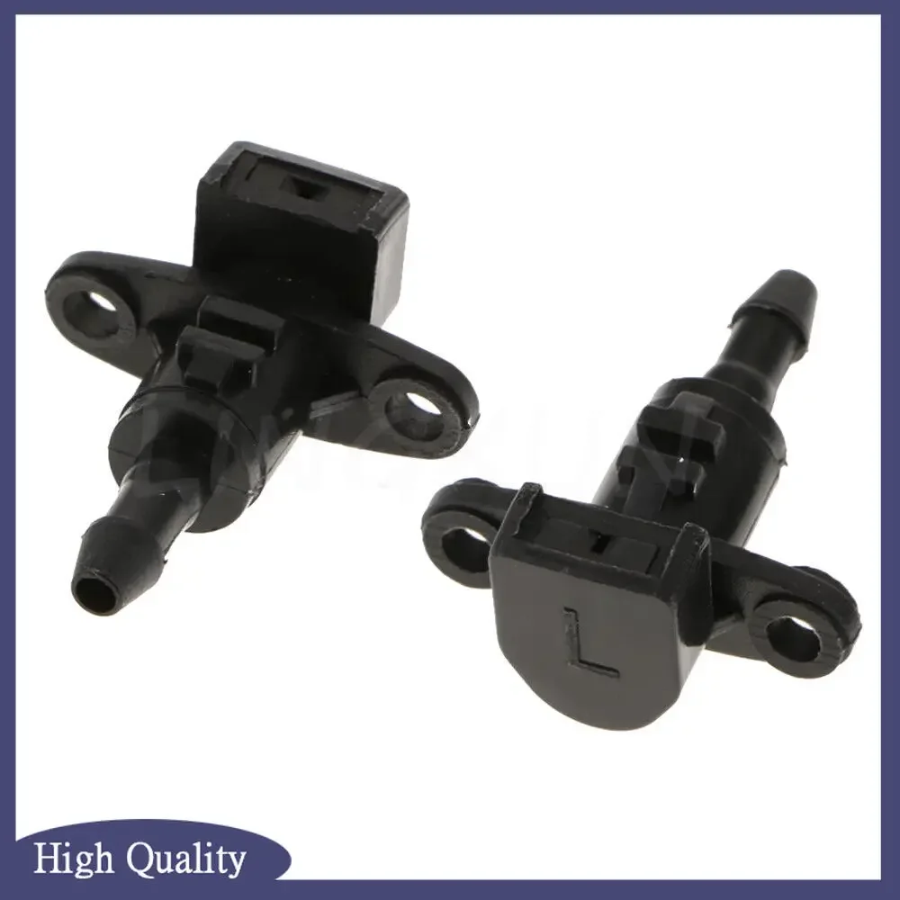 

2 Front Washer Spray Nozzles 986303X000 For 11-14 Hyundai Elantra Avante Left & Right Black 98630-3X000 98630 3X000
